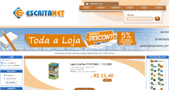 Desktop Screenshot of escritanet.com.br
